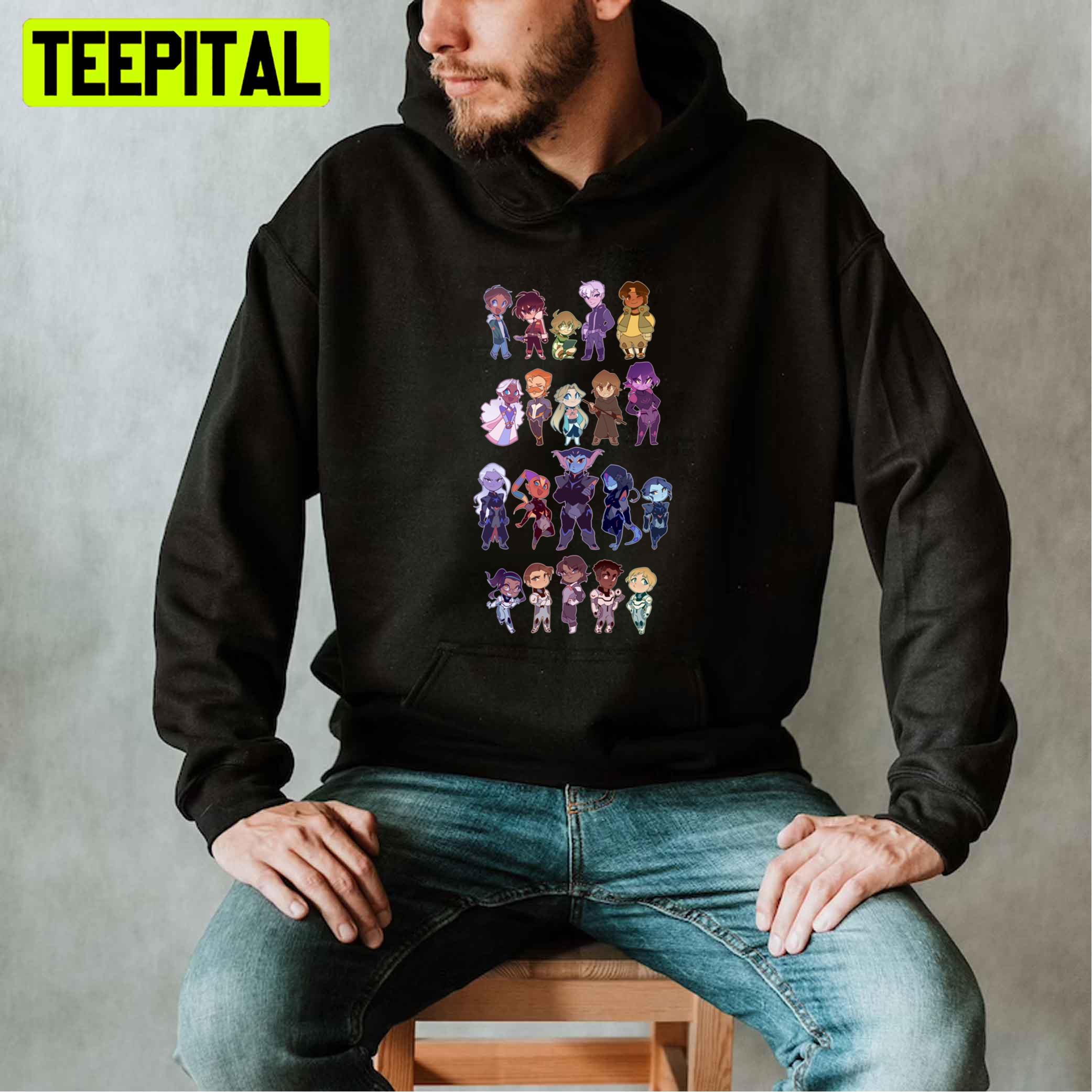 Voltron Chibis Unisex T-Shirt Voltron Chibis Unisex T-Shirt