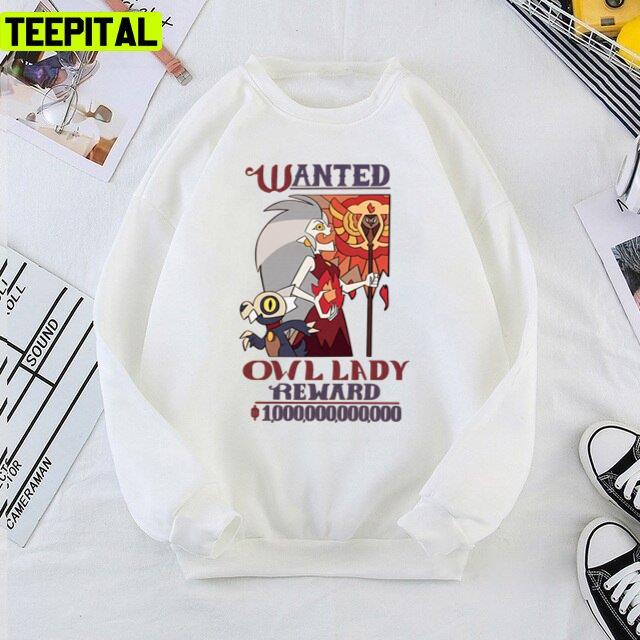 Wanted Owl Lady The Owl House Unisex T-Shirt Wanted Owl Lady The Owl House Unisex T-Shirt