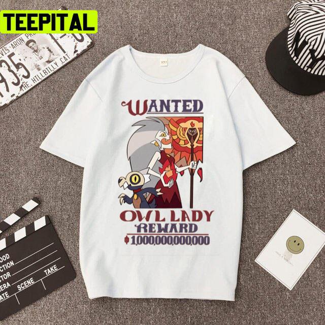 Wanted Owl Lady The Owl House Unisex T-Shirt Wanted Owl Lady The Owl House Unisex T-Shirt