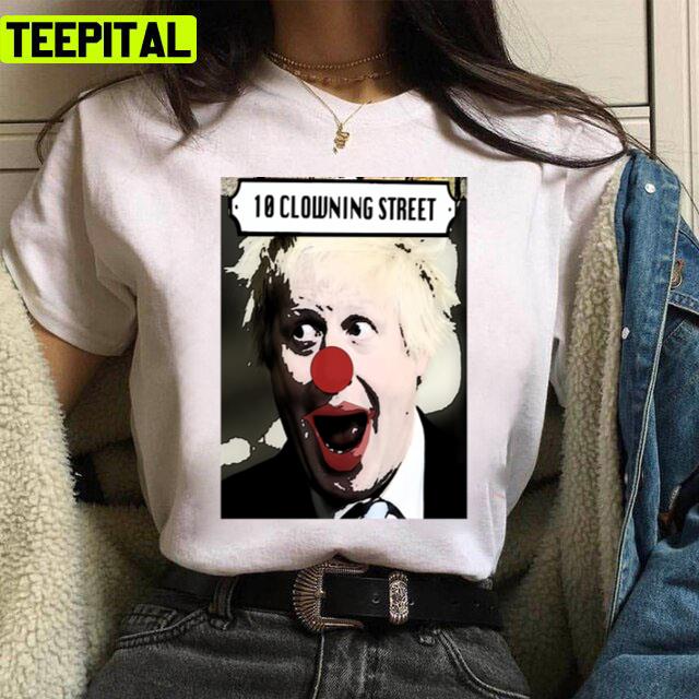 Welcome To Clowning Street Graphic Unisex T-Shirt Welcome To Clowning Street Graphic Unisex T-Shirt