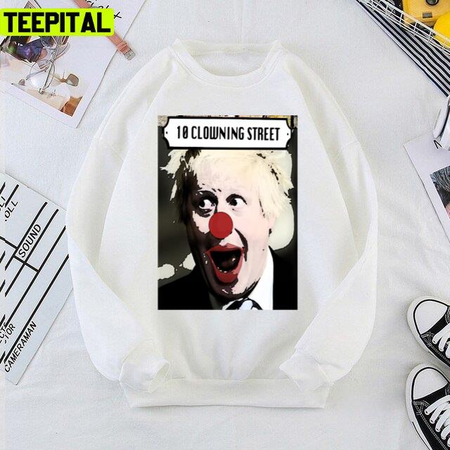 Welcome To Clowning Street Graphic Unisex T-Shirt Welcome To Clowning Street Graphic Unisex T-Shirt