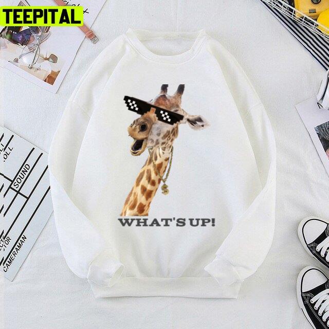 What's Up Cool Giraffi Design Unisex T-Shirt What's Up Cool Giraffi Design Unisex T-Shirt