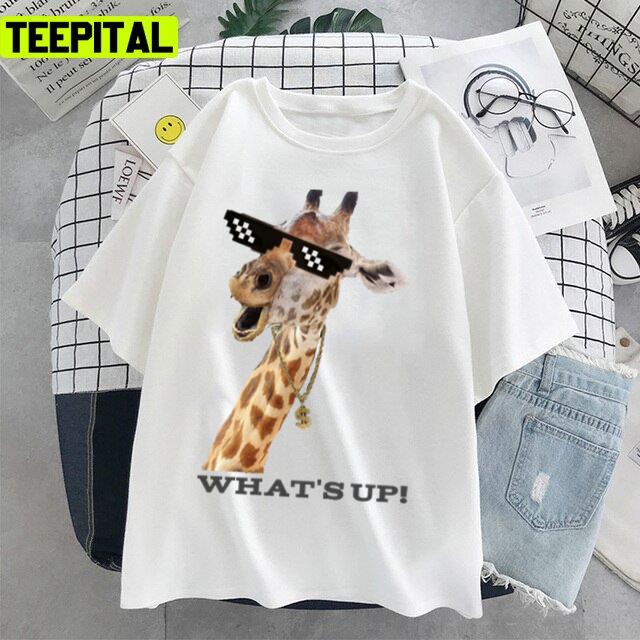 What's Up Cool Giraffi Design Unisex T-Shirt What's Up Cool Giraffi Design Unisex T-Shirt
