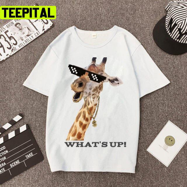 What's Up Cool Giraffi Design Unisex T-Shirt What's Up Cool Giraffi Design Unisex T-Shirt