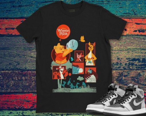 Winnie The Pooh And Friends Panels Disney Unisex Gift T-Shirt
