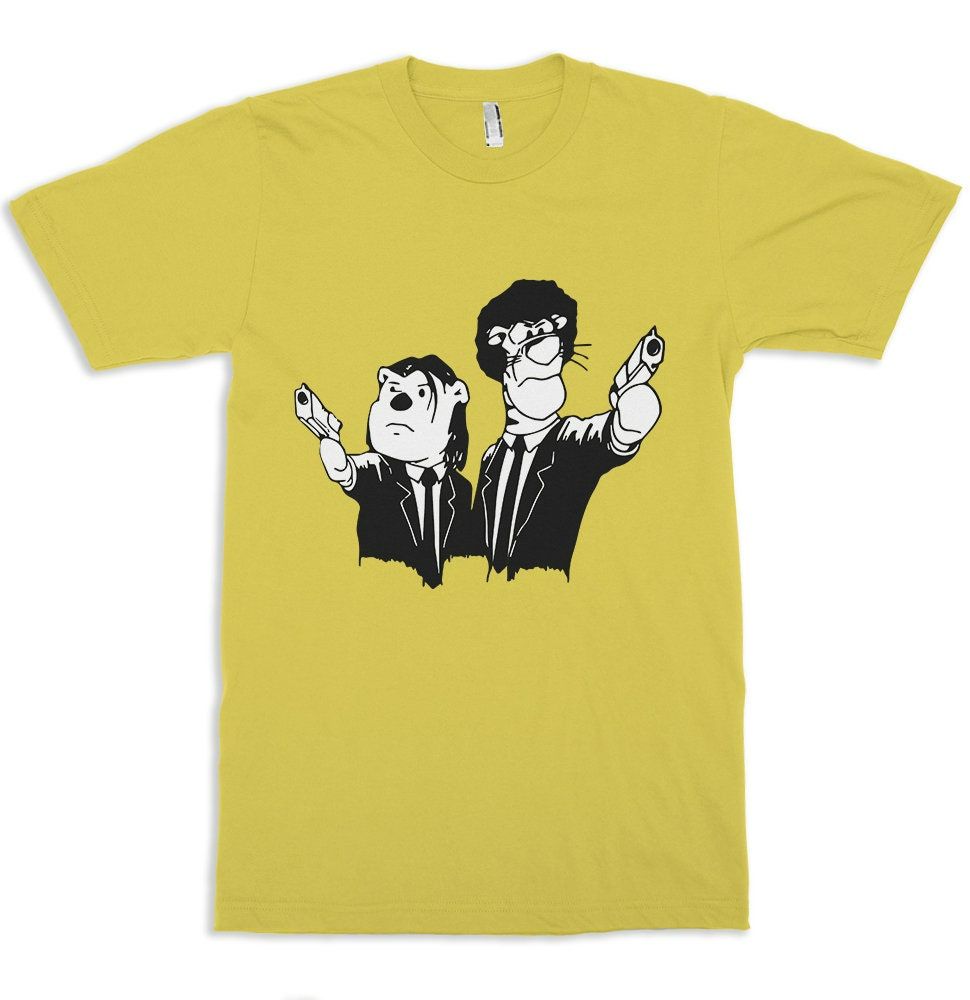 Winnie the Pooh Pulp Fiction Style T-Shirt Winnie the Pooh Pulp Fiction Style T-Shirt
