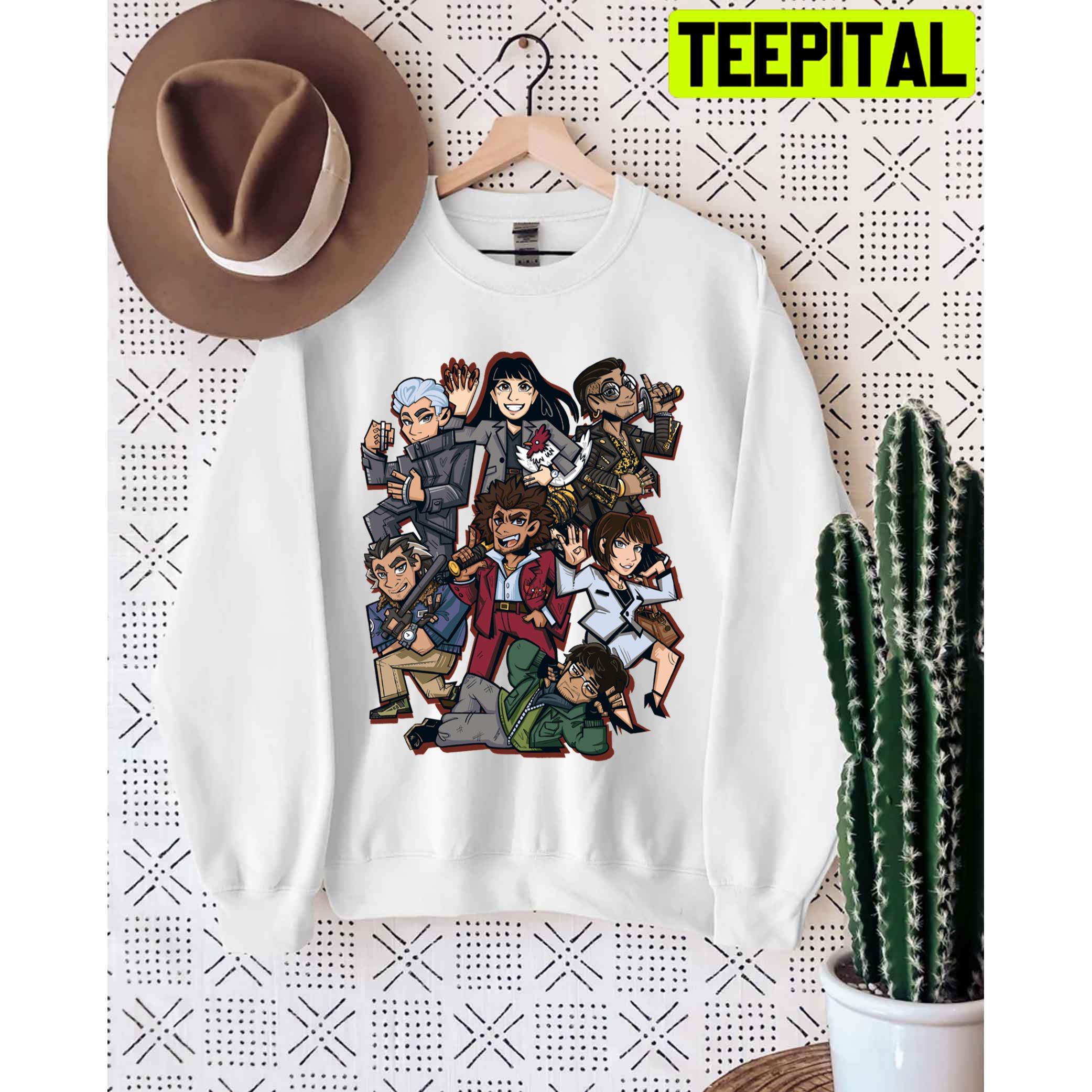 Yakuza Like A Dragon Team Unisex T-Shirt Yakuza Like A Dragon Team Unisex T-Shirt