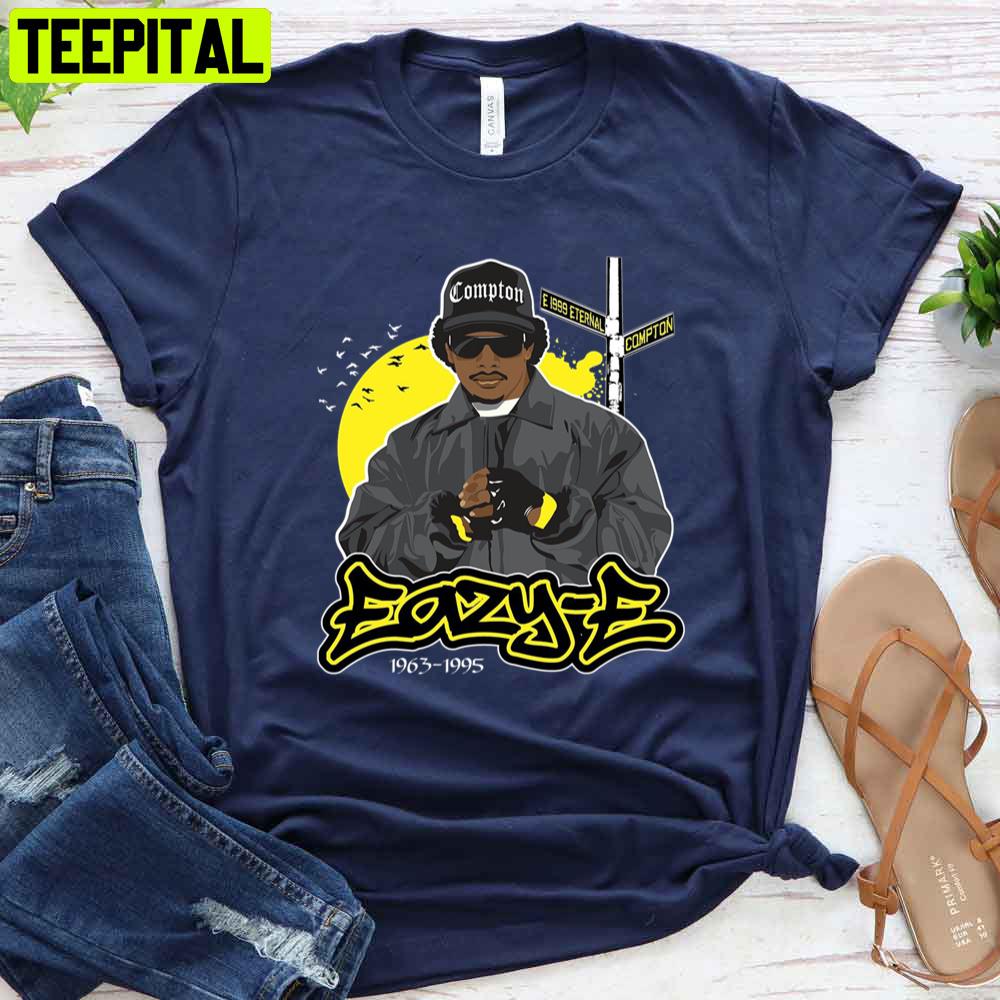 Yellow Retro Style Eazy-E Rapper Unisex T-Shirt Yellow Retro Style Eazy-E Rapper Unisex T-Shirt