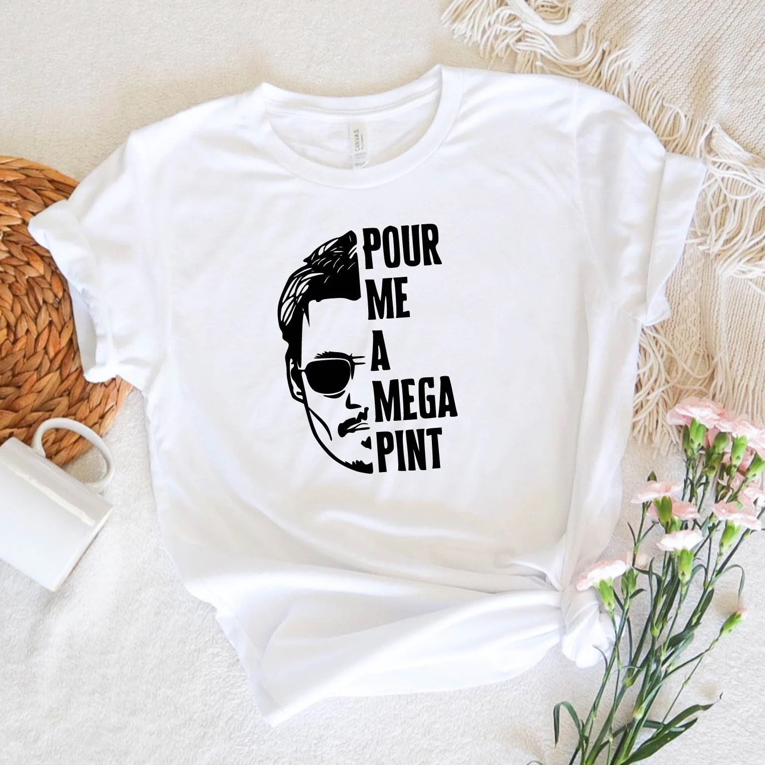 Pour Me A Mega Pint Johnny Depp Unisex T-Shirt Pour Me A Mega Pint Johnny Depp Unisex T-Shirt