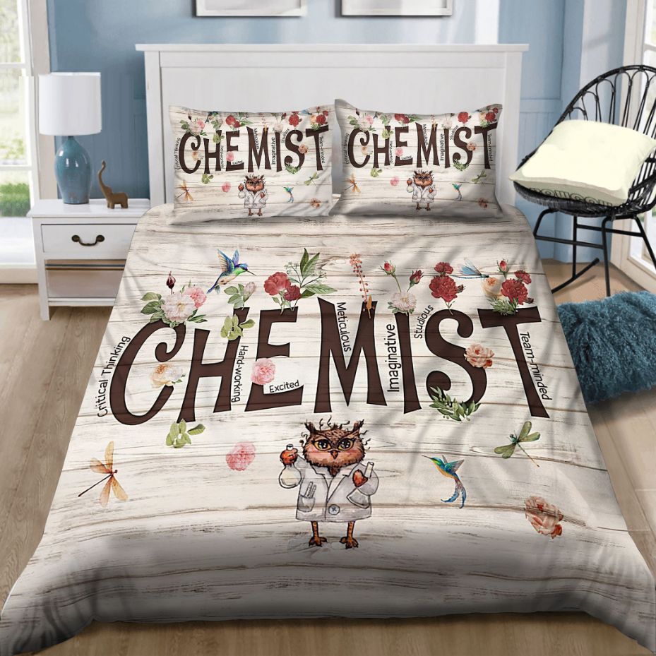 3D Chemist Owl Cotton Bedding Sets 3D Chemist Owl Cotton Bedding Sets