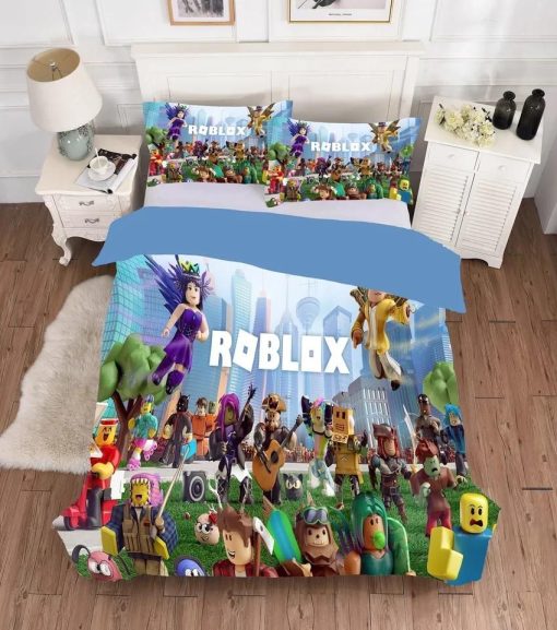 3d Roblox Online Game Bedding Set