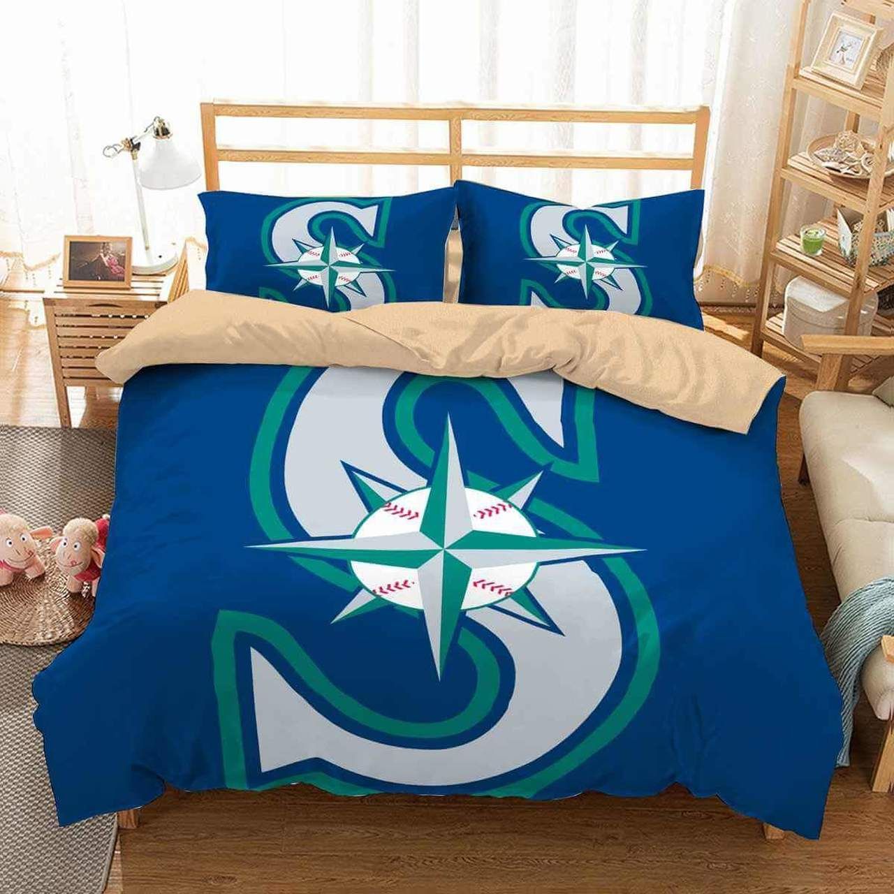 3d Seattle Mariners Bedding Set 3d Seattle Mariners Bedding Set
