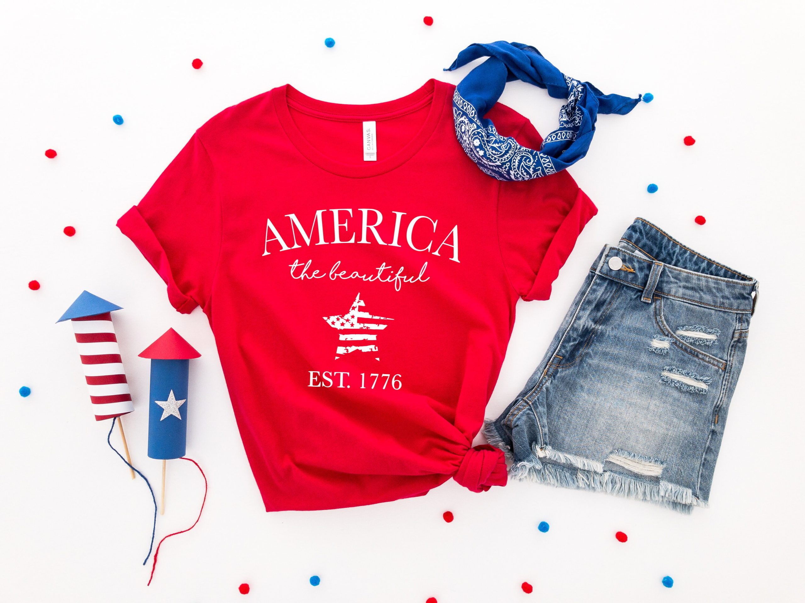4th Of July Retro America Independence Day Patriotic Unisex T-Shirt 4th Of July Retro America Independence Day Patriotic Unisex T-Shirt