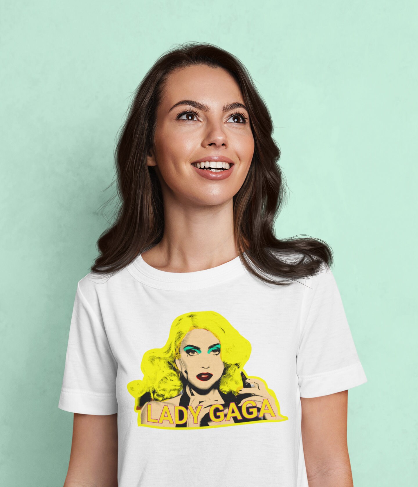 80's Retro Art Lady Gaga Unisex T-Shirt 80's Retro Art Lady Gaga Unisex T-Shirt