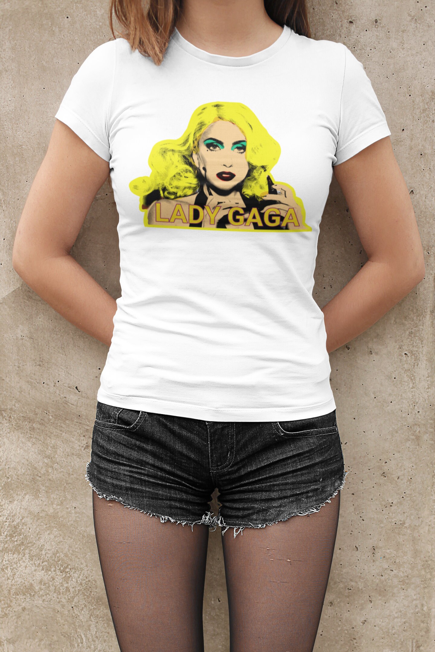 80's Retro Art Lady Gaga Unisex T-Shirt 80's Retro Art Lady Gaga Unisex T-Shirt