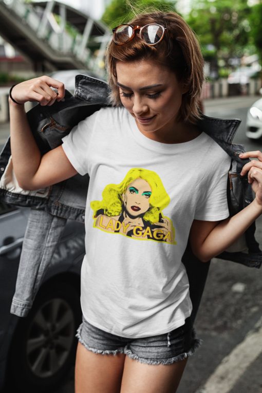 80’s Retro Art Lady Gaga Unisex T-Shirt