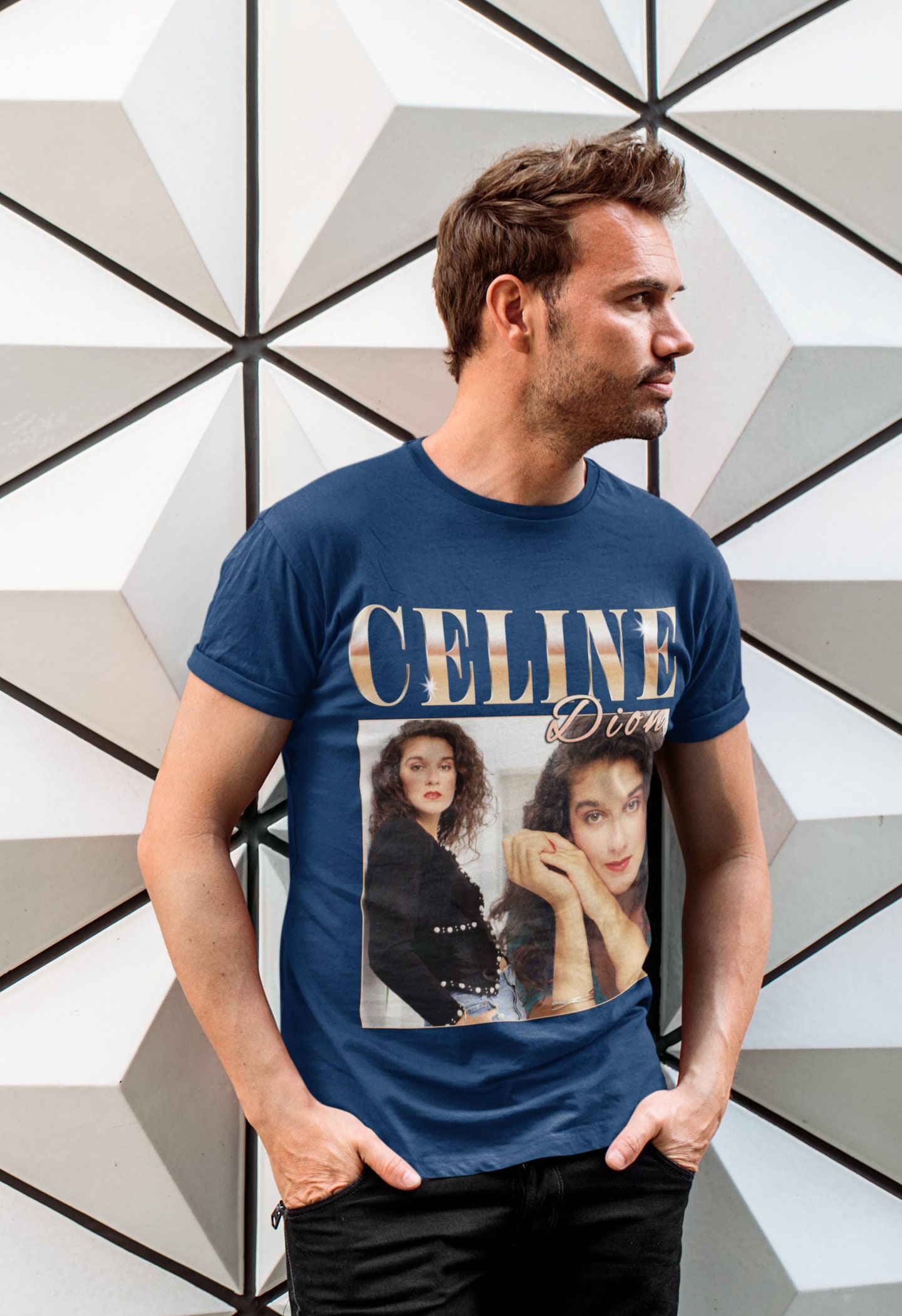 80's Vintage Art Celine Dion Unisex T-Shirt 80's Vintage Art Celine Dion Unisex T-Shirt