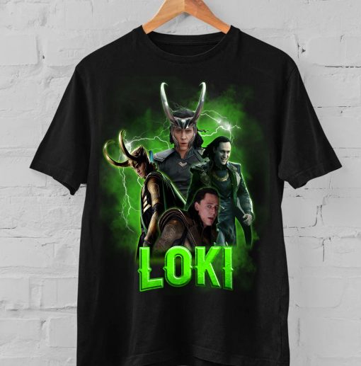 80’s Vintage Art Loki Laufeyson Marvel Avengers Unisex T-Shirt