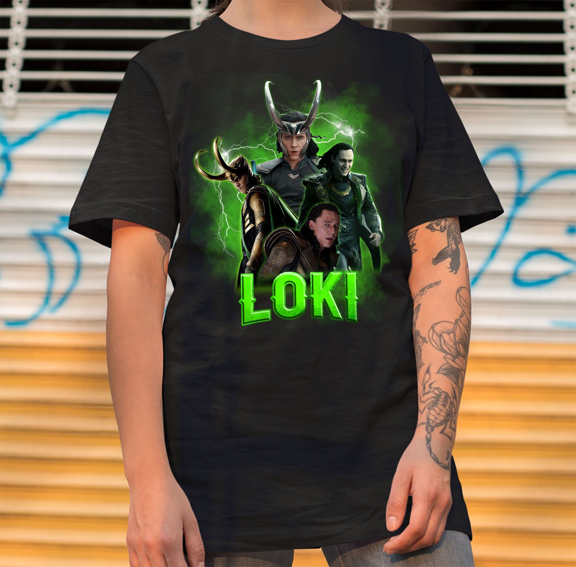 80's Vintage Art Loki Laufeyson Marvel Avengers Unisex T-Shirt 80's Vintage Art Loki Laufeyson Marvel Avengers Unisex T-Shirt