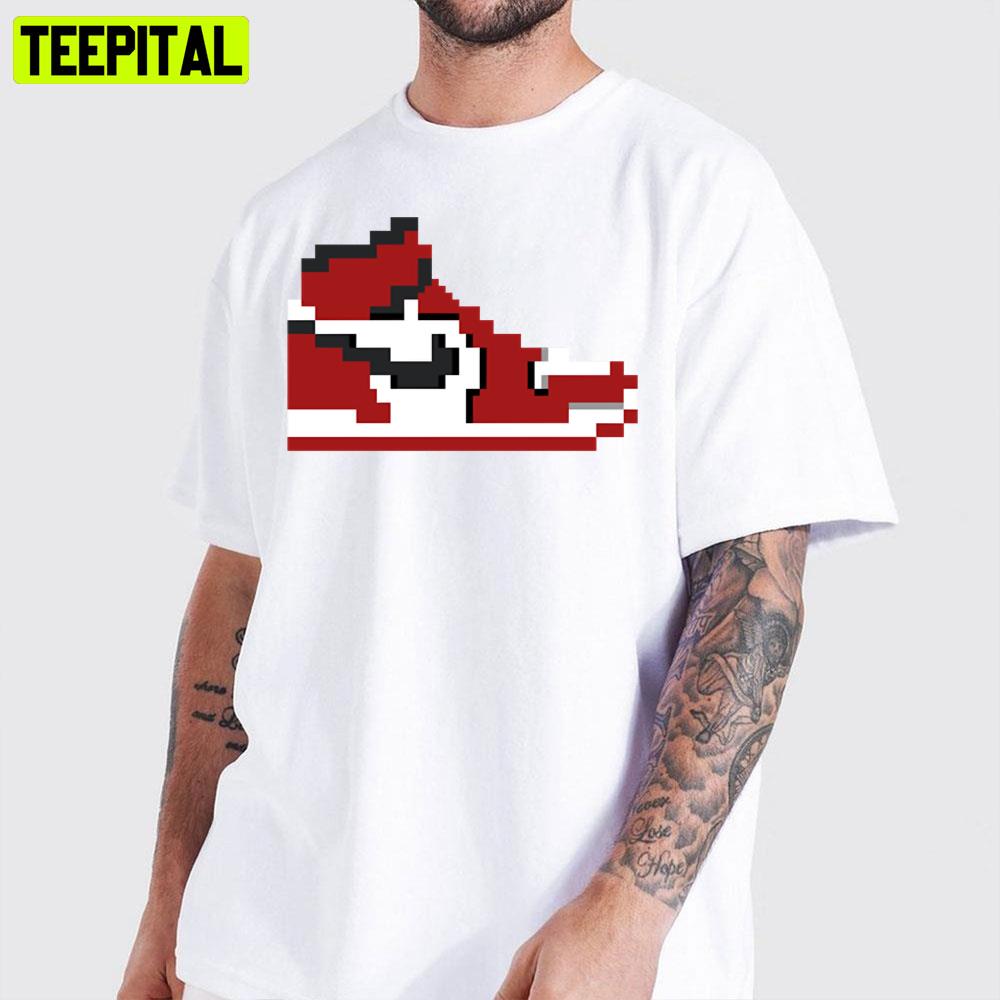 8bit Chicago Nike Shoes Unisex T-Shirt 8bit Chicago Nike Shoes Unisex T-Shirt