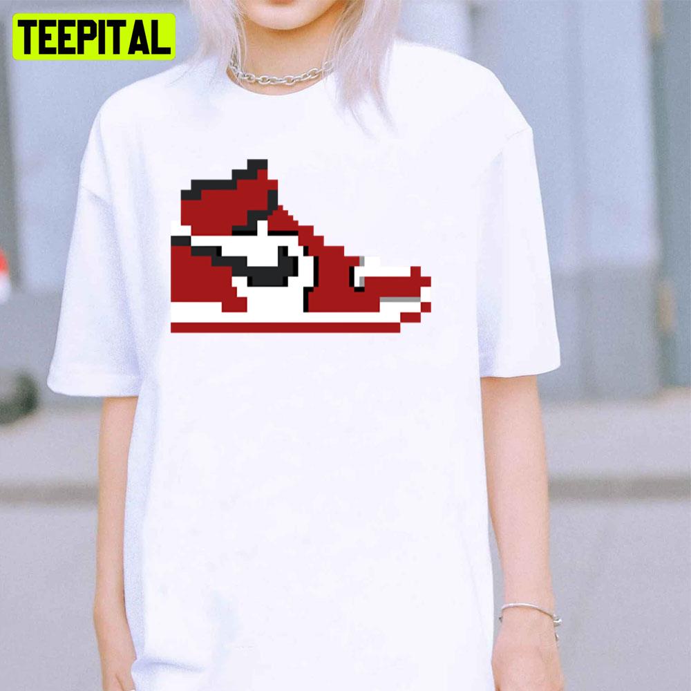 8bit Chicago Nike Shoes Unisex T-Shirt 8bit Chicago Nike Shoes Unisex T-Shirt