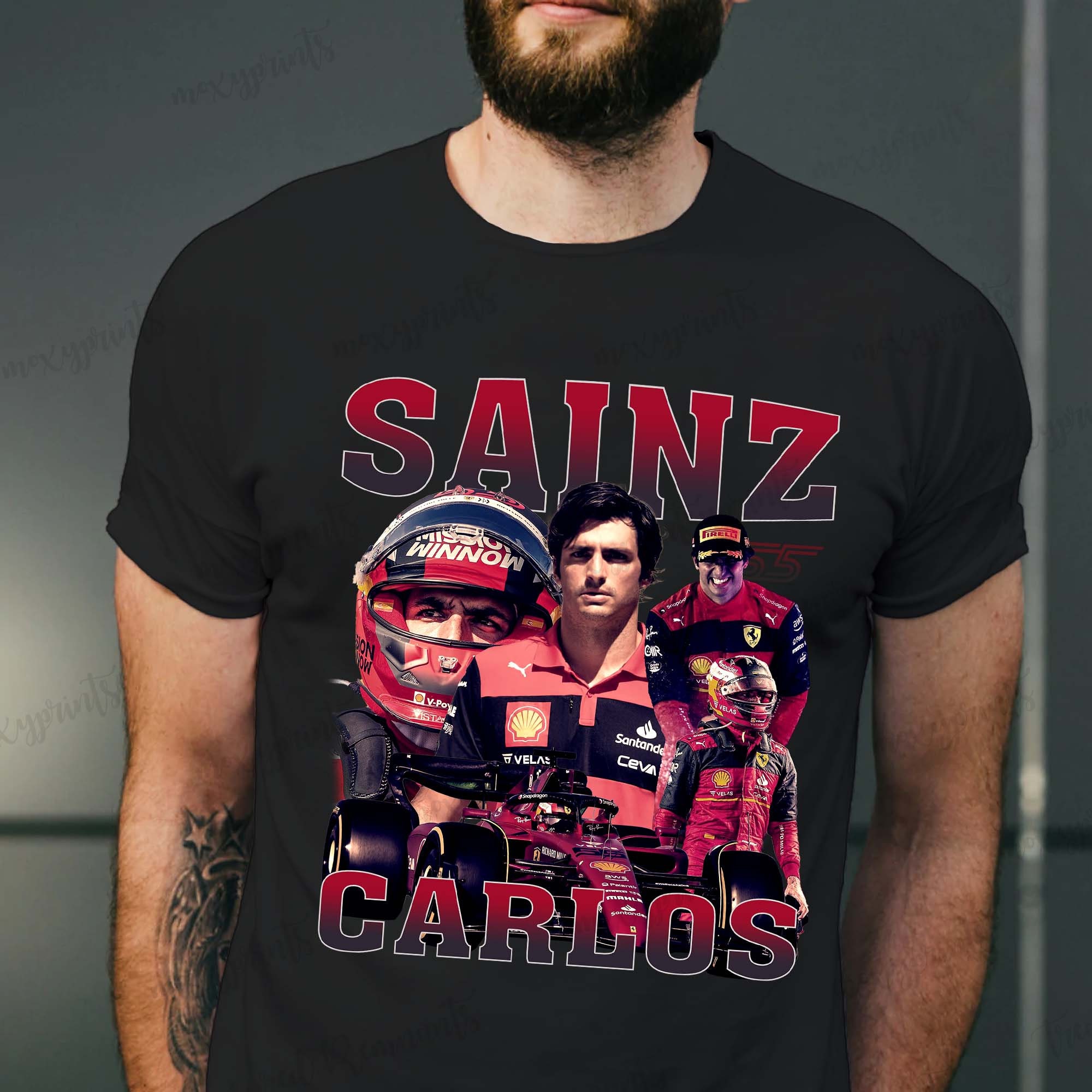 90s Carlos Sainz F1 2022 Ferrari Racing Sports Unisex T-Shirt 90s Carlos Sainz F1 2022 Ferrari Racing Sports Unisex T-Shirt