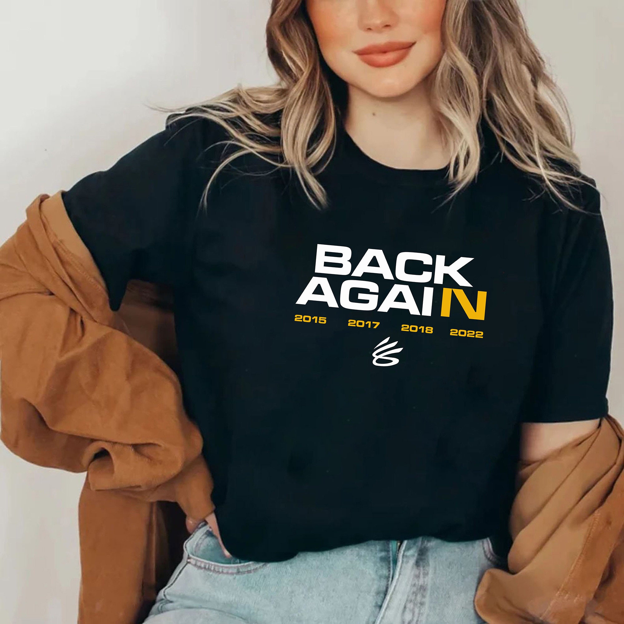 Back Again 2022 Trending Steph Curry Warriors Champions Shirt Back Again 2022 Trending Steph Curry Warriors Champions Shirt
