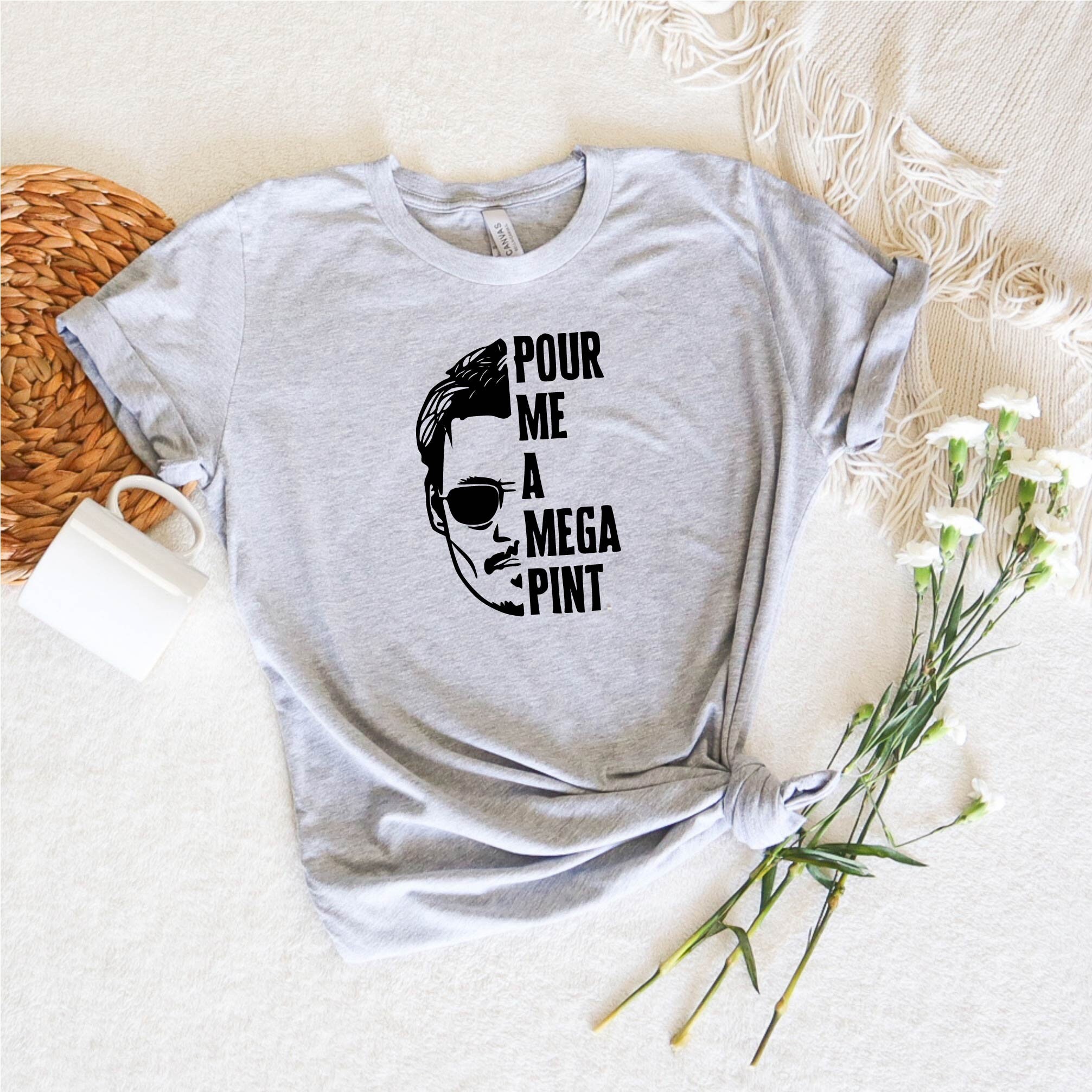 Pour Me A Mega Pint Johnny Depp Unisex T-Shirt Pour Me A Mega Pint Johnny Depp Unisex T-Shirt