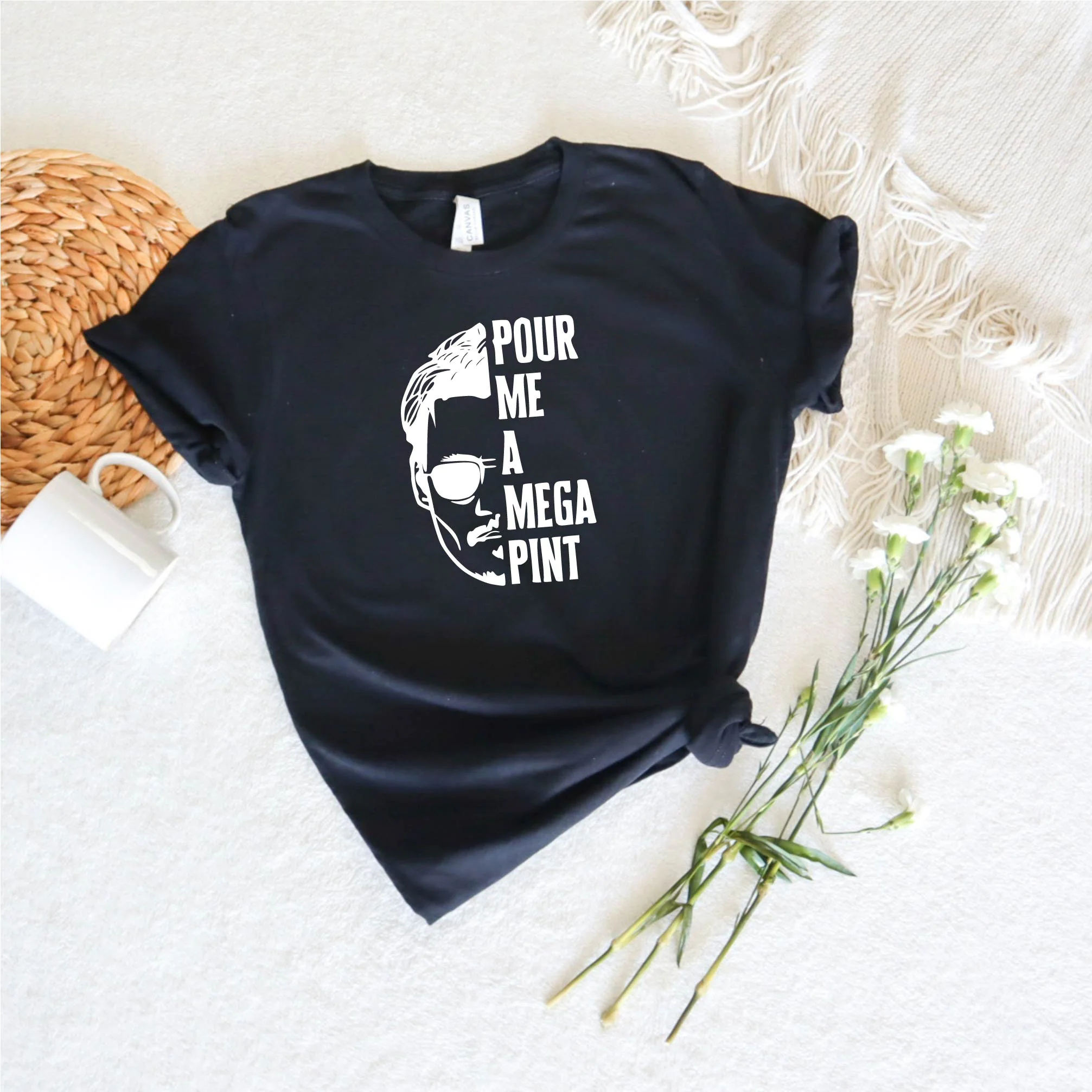 Pour Me A Mega Pint Johnny Depp Unisex T-Shirt Pour Me A Mega Pint Johnny Depp Unisex T-Shirt