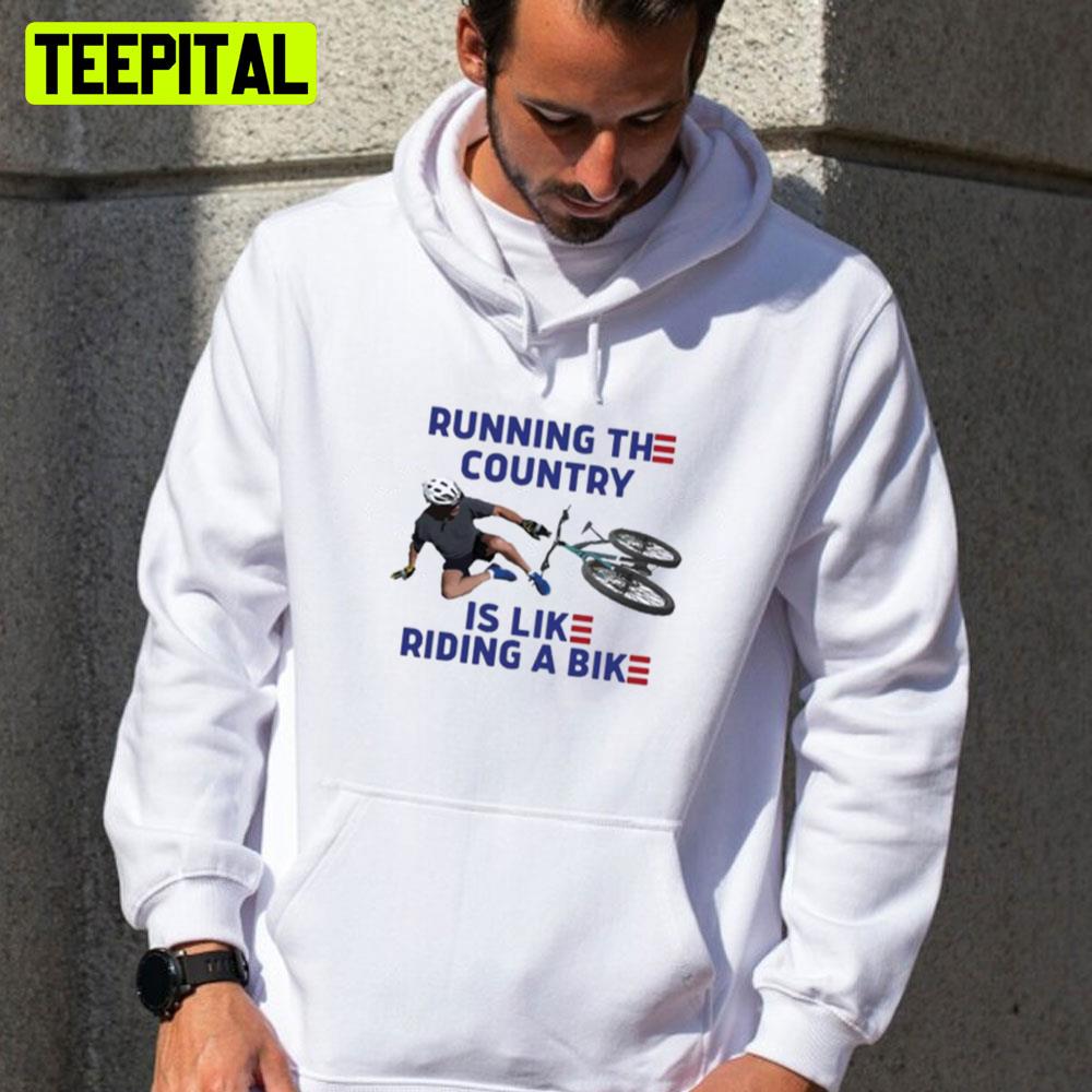 New Trending 2022 Running The Country Is Like Riding A Bike Joe Biden Unisex T-Shirt New Trending 2022 Running The Country Is Like Riding A Bike Joe Biden Unisex T-Shirt