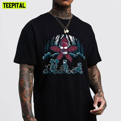 Stranger Things 4 2022 Mix The Simpsons Unisex T-Shirt