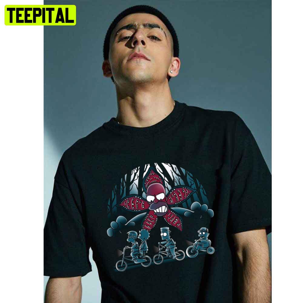 Stranger Things 4 2022 Mix The Simpsons Unisex T-Shirt Stranger Things 4 2022 Mix The Simpsons Unisex T-Shirt