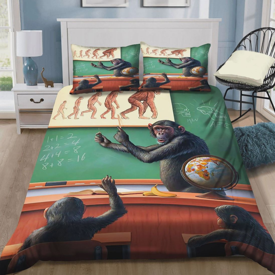 A Specious Origin Monkey Cotton Bedding Sets A Specious Origin Monkey Cotton Bedding Sets
