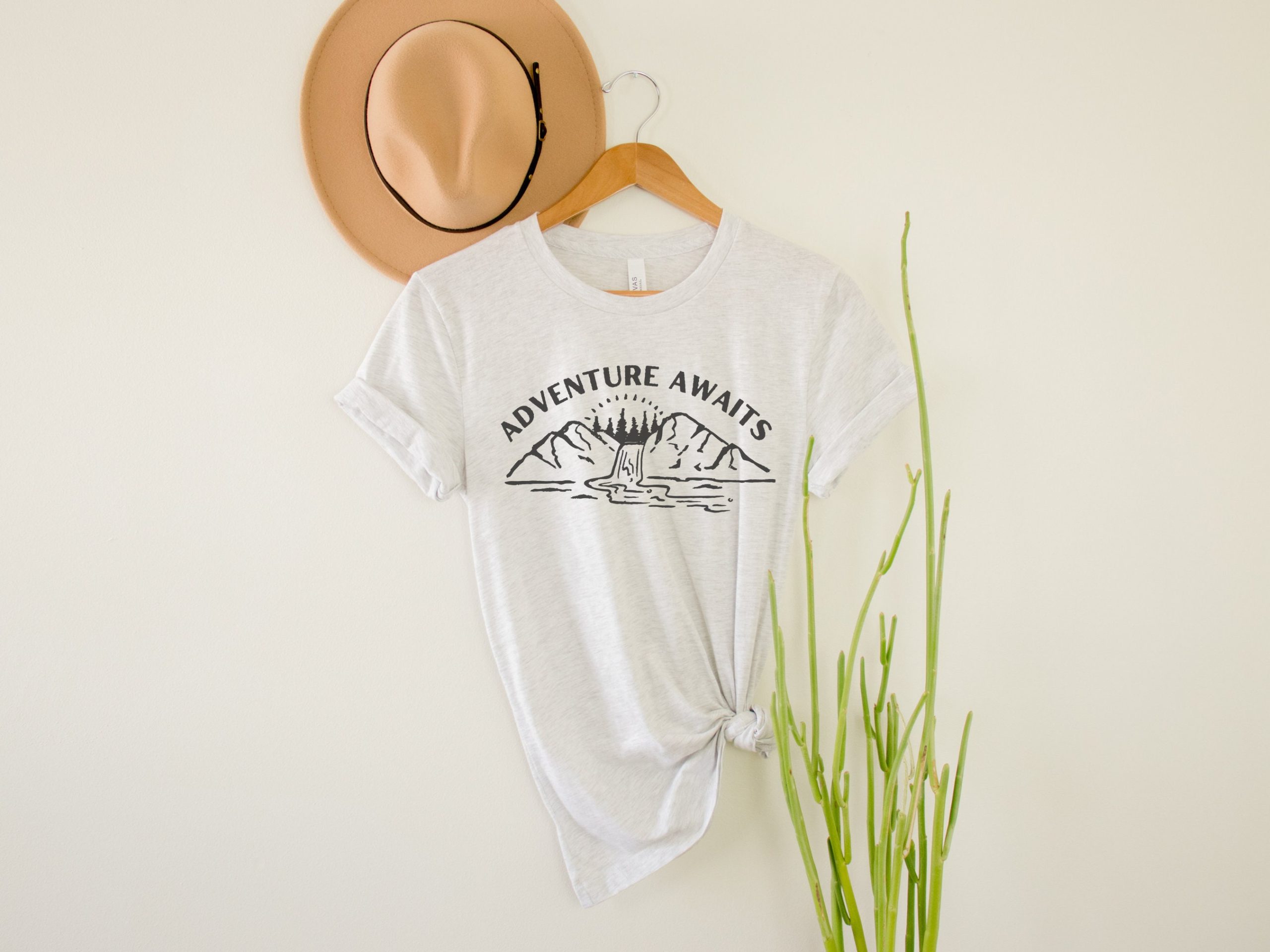 Adventure Awaits Mountan Unisex T-Shirt Adventure Awaits Mountan Unisex T-Shirt