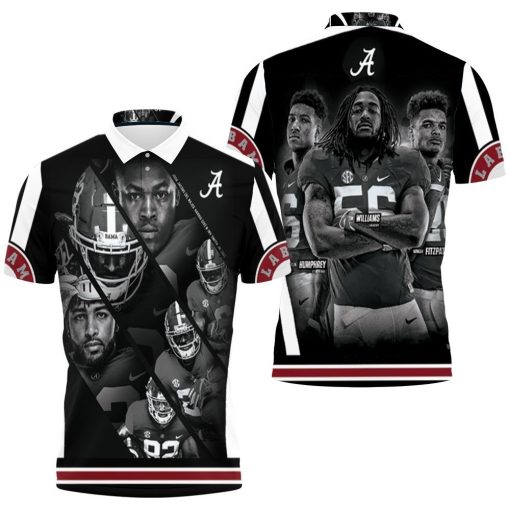 Alabama Crimson Tide Josh Jacobs Najee Harris Irv Smith Jr Polo Shirt All Over Print Shirt 3d T-shirt