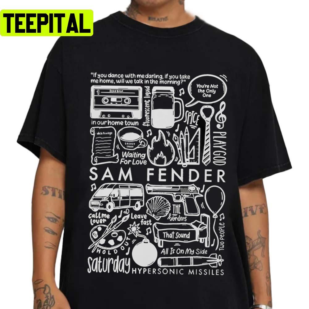 All Ioni Symbols Of Sam Fender Unisex T-Shirt All Ioni Symbols Of Sam Fender Unisex T-Shirt