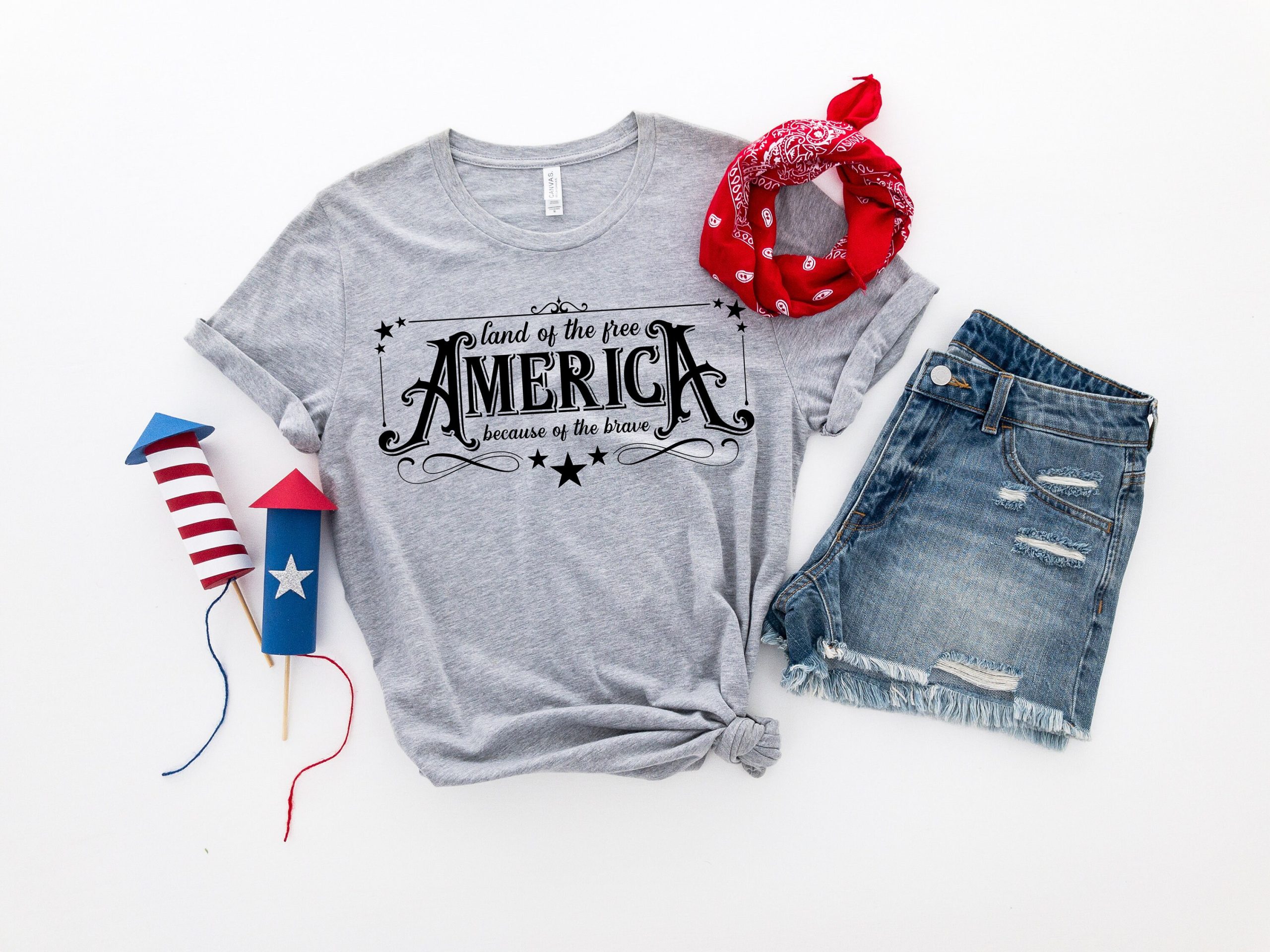 America The Land Of The Free Because Of The Brave Patriotic Independence Day Unisex T-Shirt America The Land Of The Free Because Of The Brave Patriotic Independence Day Unisex T-Shirt