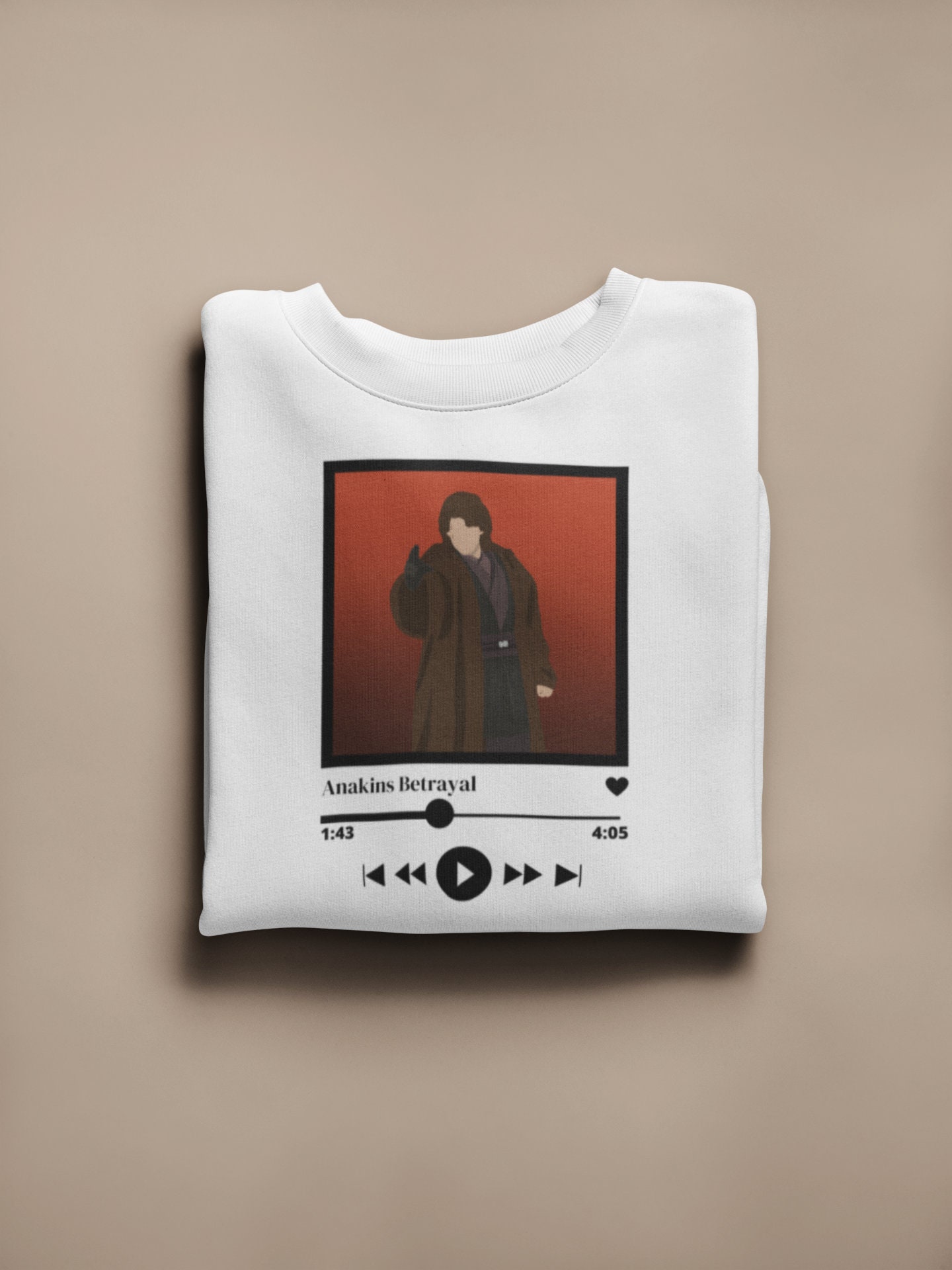 Anakin Skywalker Sweatshirt Anakins Betrayal Music Unisex T-Shirt Anakin Skywalker Sweatshirt Anakins Betrayal Music Unisex T-Shirt