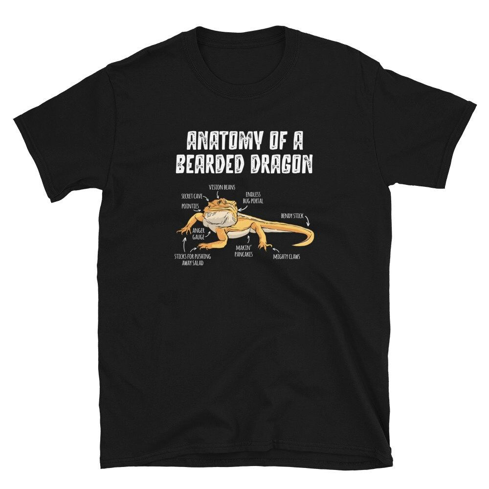 Anatomy Of A Bearded Dragon T-Shirt Anatomy Of A Bearded Dragon T-Shirt