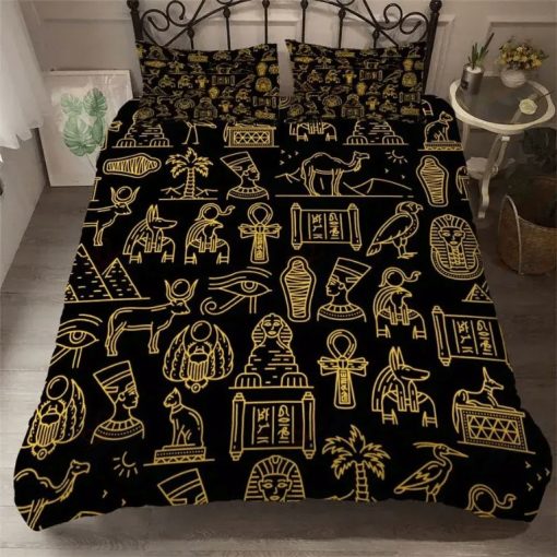 Ancient Egypt Culture Bedding Set