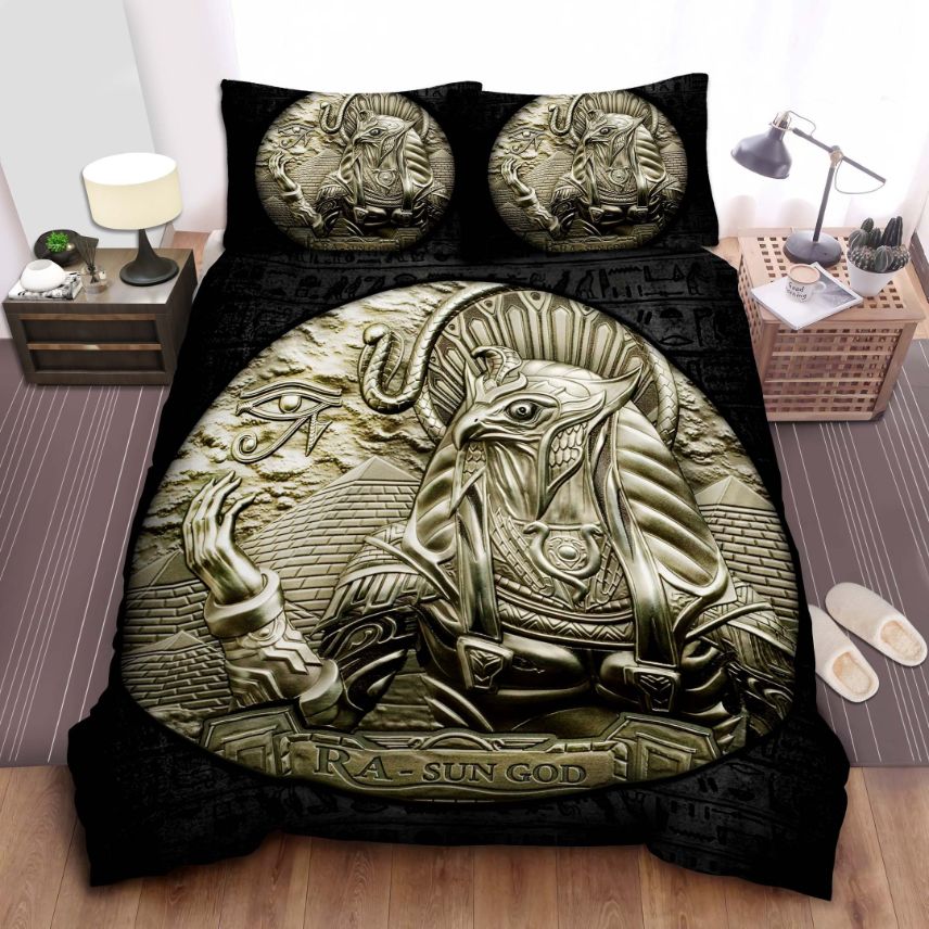 Ancient Egypt Sun God Bedding Set Ancient Egypt Sun God Bedding Set