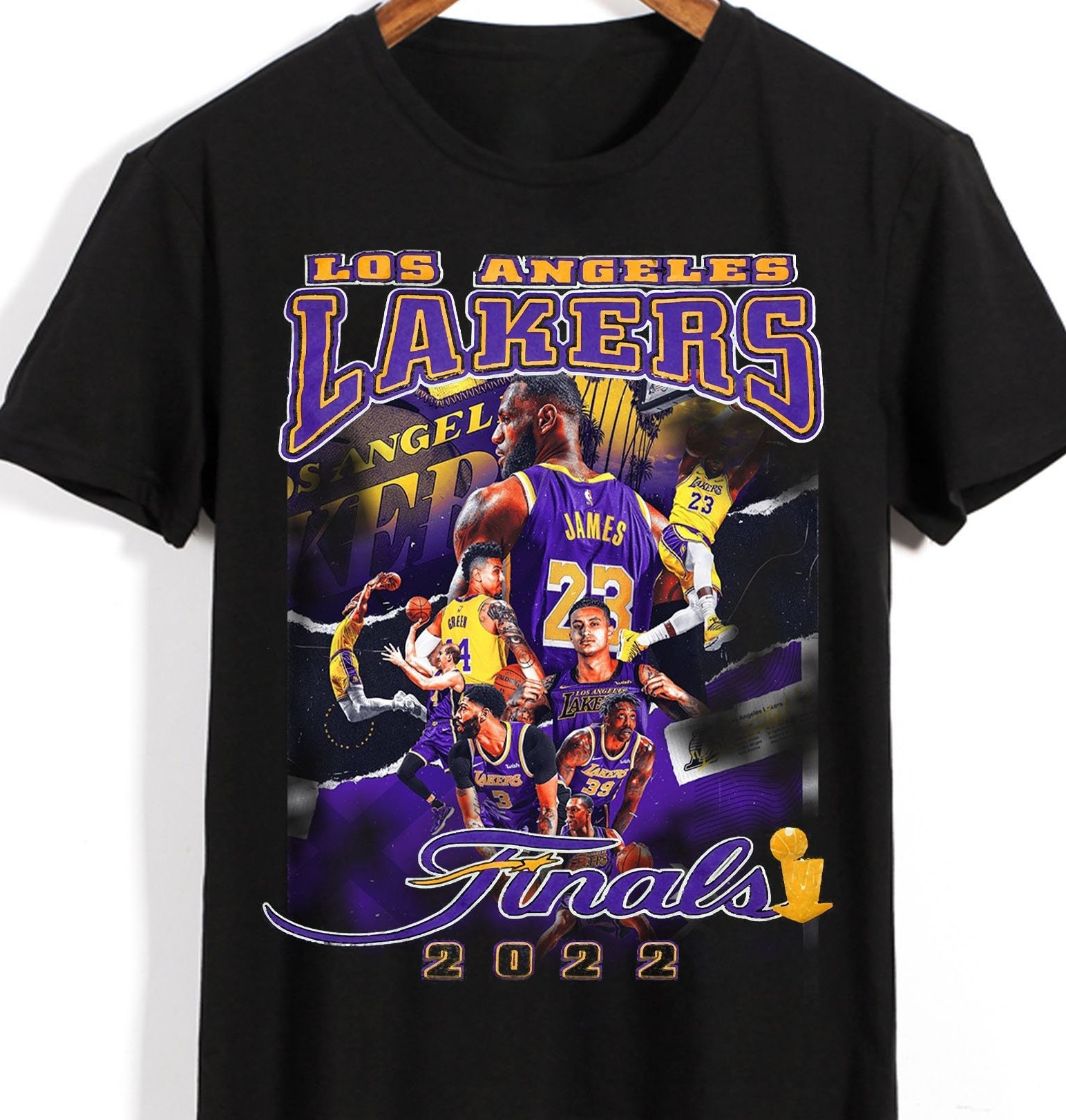 Anthony Davis Dwight Howard Lebron James Los Angeles Lakers Kent Bazemore D J Augustin Unisex T-Shirt Anthony Davis Dwight Howard Lebron James Los Angeles Lakers Kent Bazemore D J Augustin Unisex T-Shirt