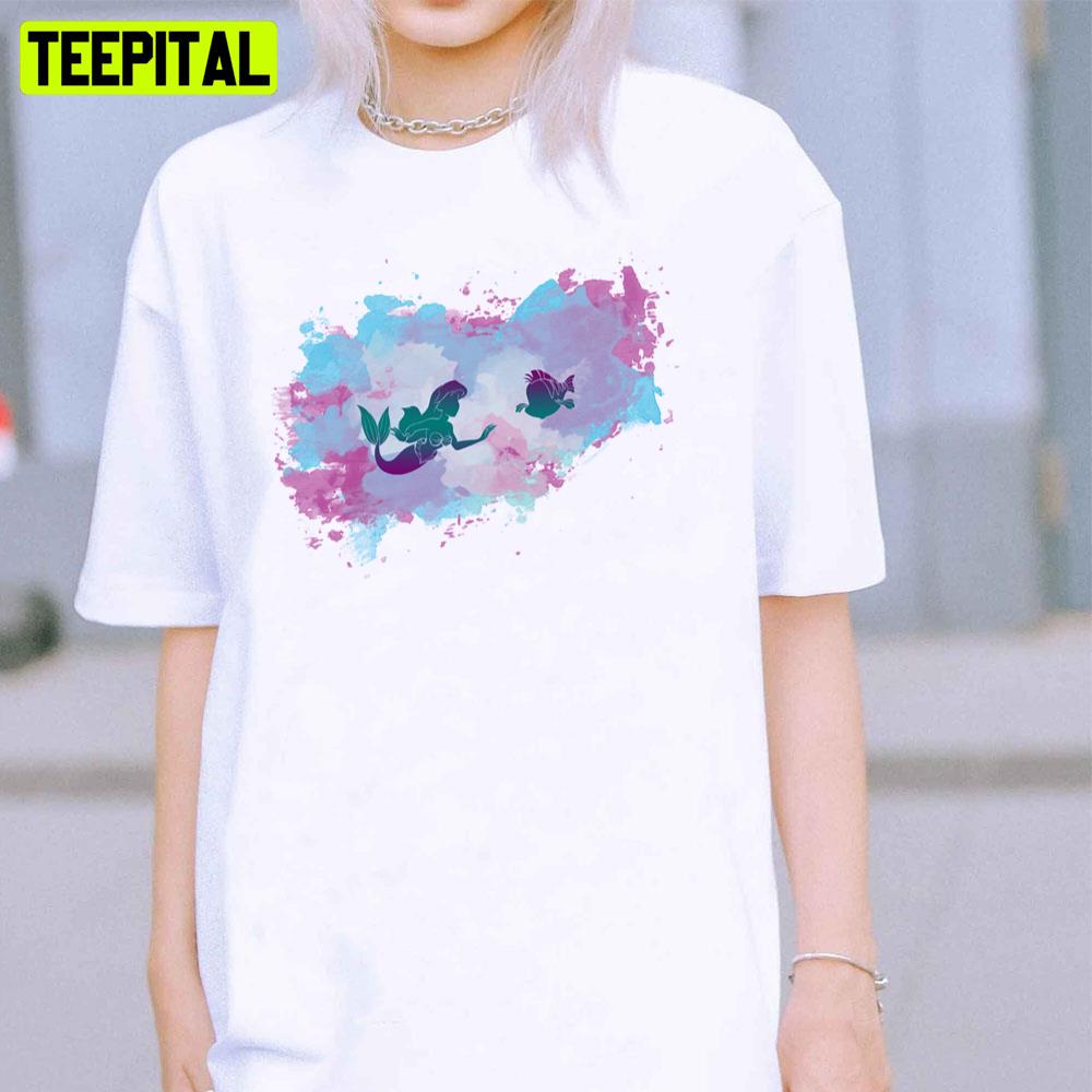 Ariel Flounder Best Friends The Little Mermaid Unisex T-Shirt Ariel Flounder Best Friends The Little Mermaid Unisex T-Shirt