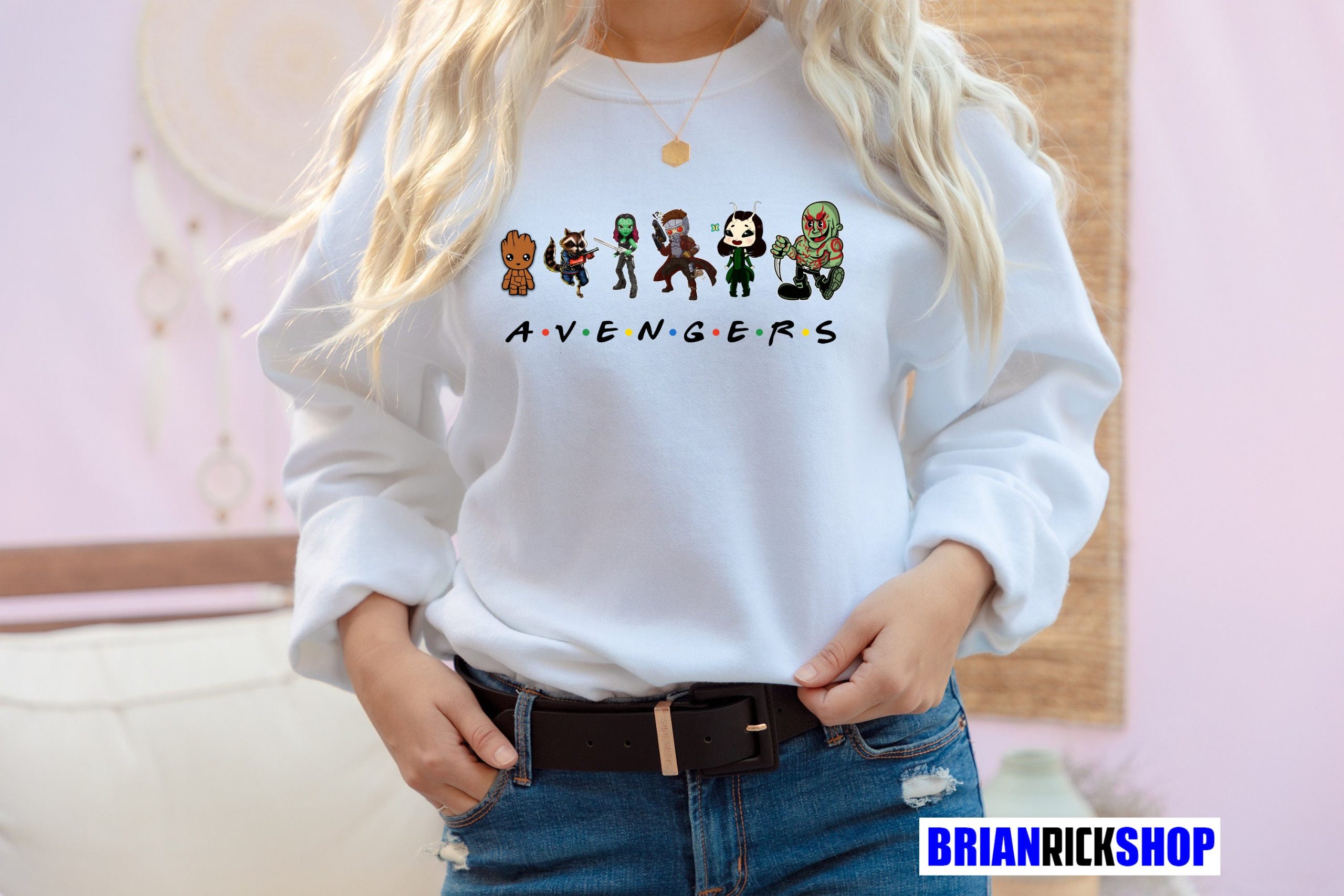 Avengers Friends Guardians Of The Galaxy Unisex Sweatshirt Avengers Friends Guardians Of The Galaxy Unisex Sweatshirt
