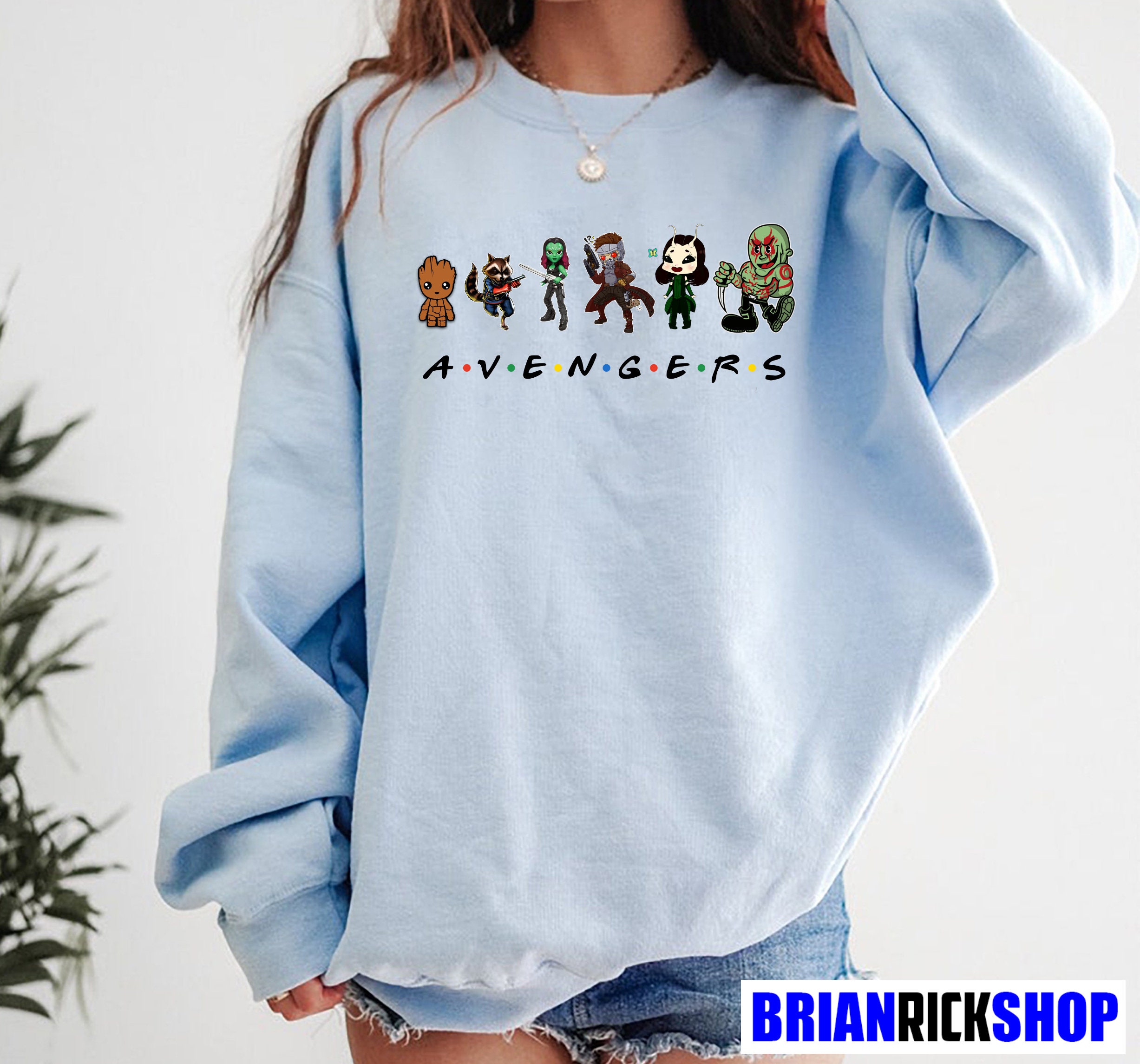 Avengers Friends Guardians Of The Galaxy Unisex Sweatshirt Avengers Friends Guardians Of The Galaxy Unisex Sweatshirt