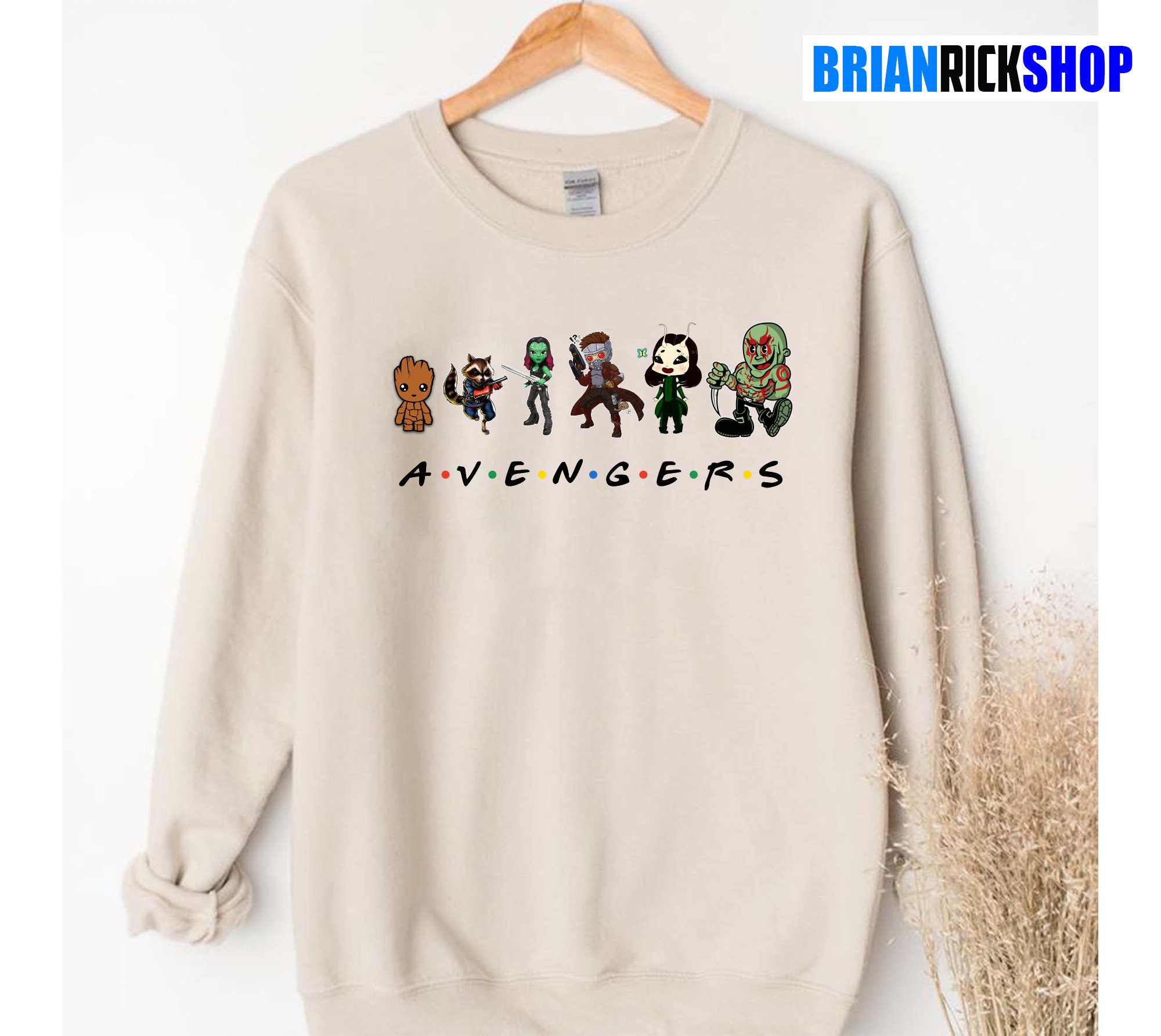Avengers Friends Guardians Of The Galaxy Unisex Sweatshirt Avengers Friends Guardians Of The Galaxy Unisex Sweatshirt