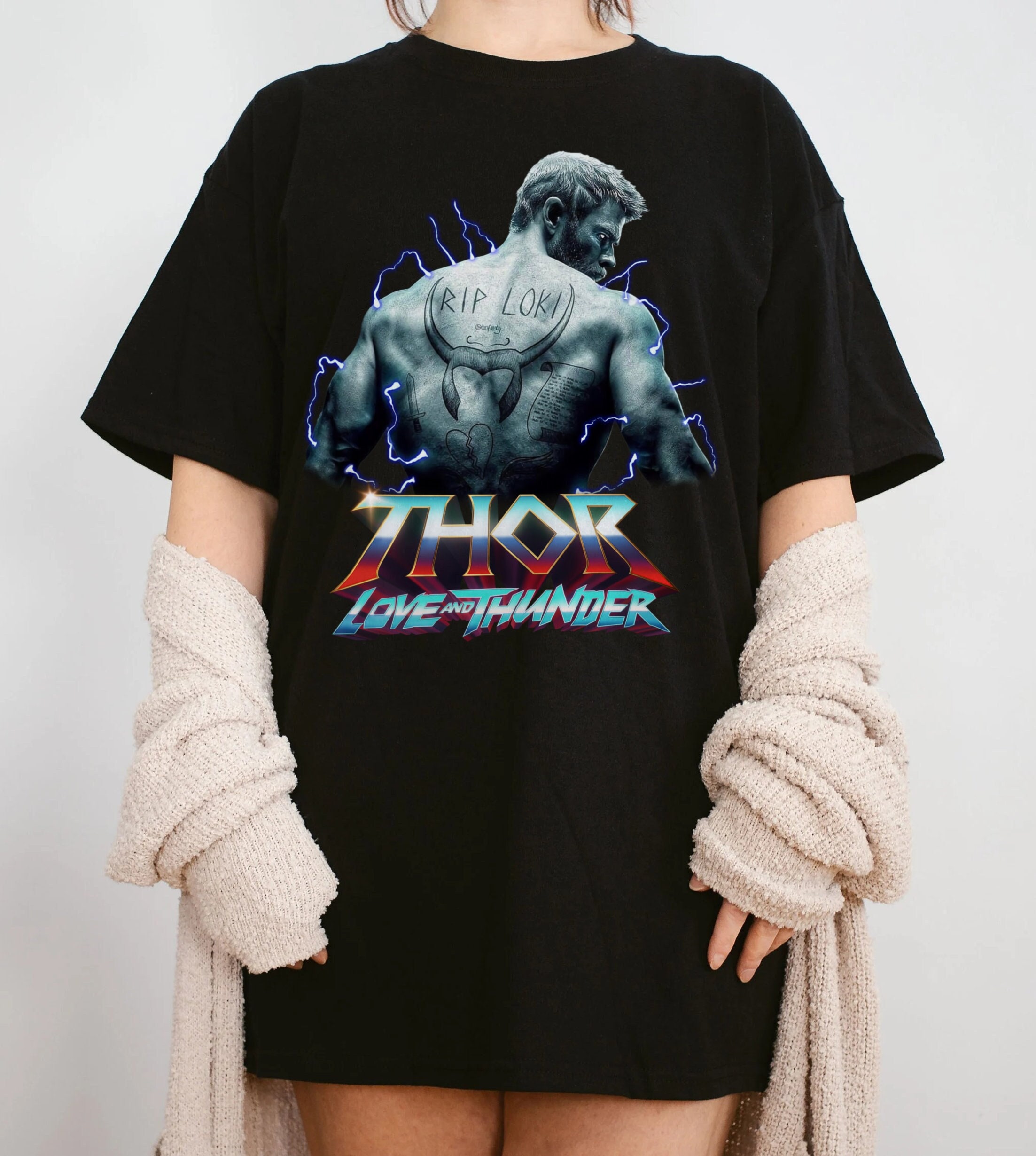 Avengers Super Hero Thor Love And Thunder Logo Asgard Unisex T-Shirt Avengers Super Hero Thor Love And Thunder Logo Asgard Unisex T-Shirt