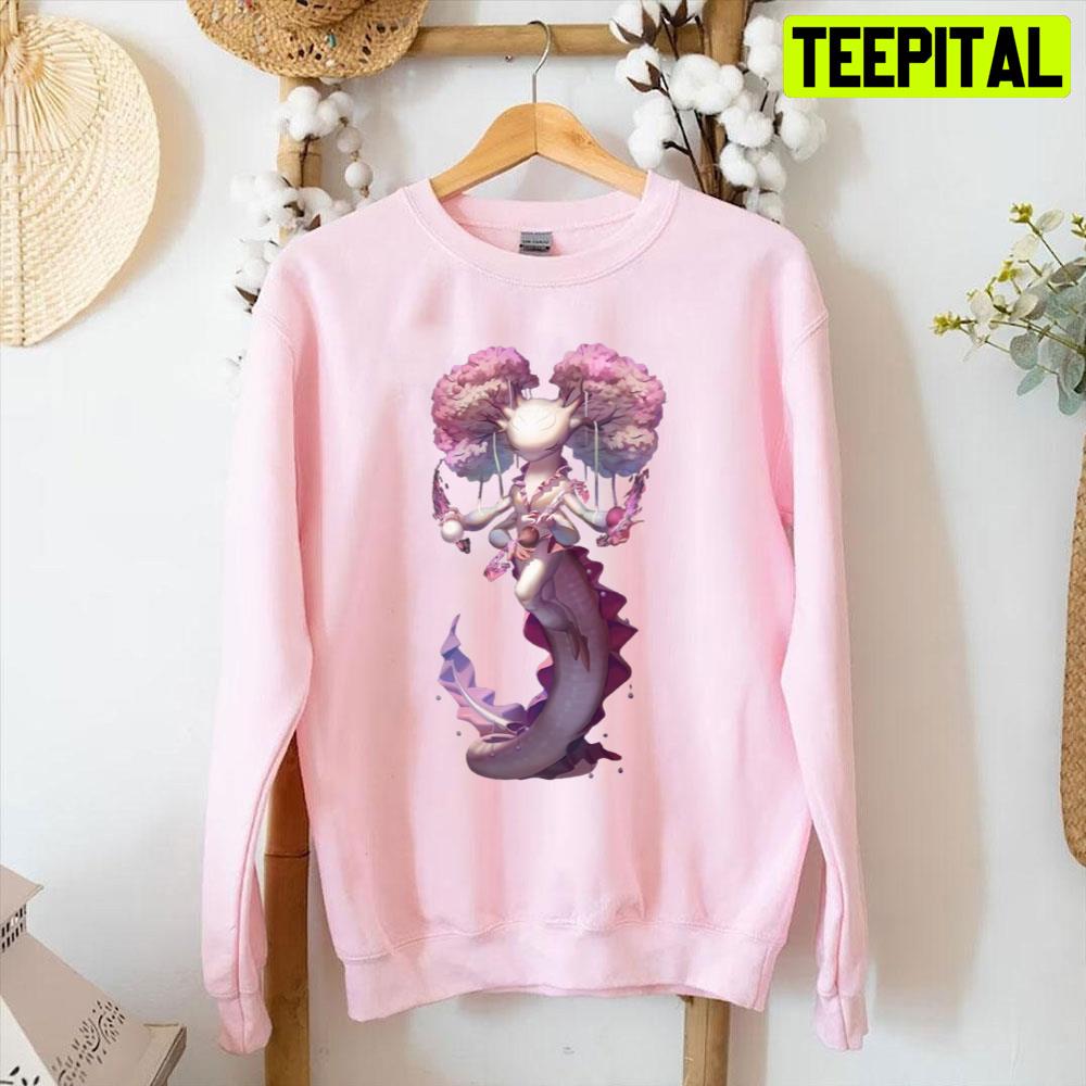 Axolotl Graphic Art Unisex T-Shirt Axolotl Graphic Art Unisex T-Shirt