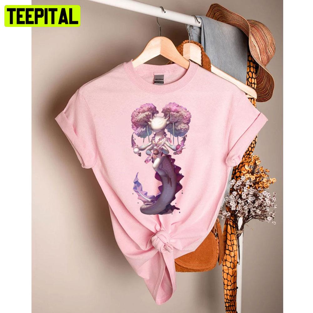 Axolotl Graphic Art Unisex T-Shirt Axolotl Graphic Art Unisex T-Shirt