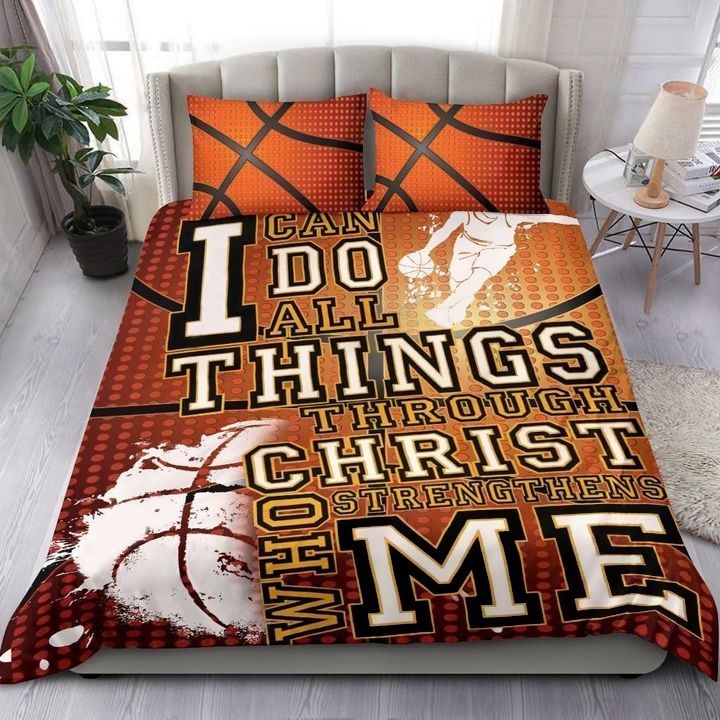 Basketball I Do All Things Cotton Bedding Sets Basketball I Do All Things Cotton Bedding Sets